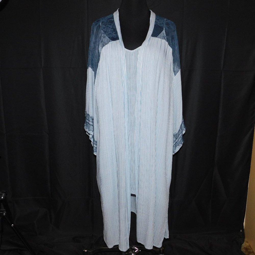 Midnight Bakery Nightgown & Robe Size XL Lace